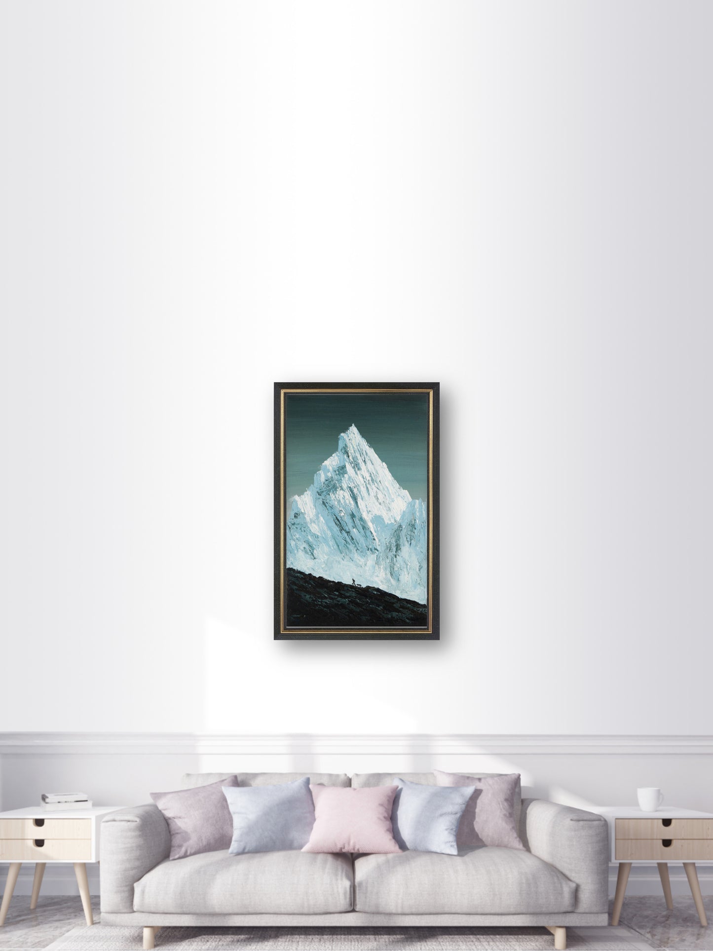 iceberg - “Oil painting” - painting for Room - 19.7x11.8 Inches - [Nicola0012]