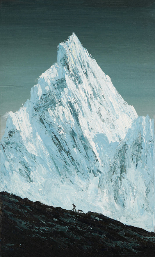 iceberg - “Oil painting” - painting for Room - 19.7x11.8 Inches - [Nicola0012]